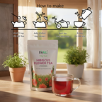 FIT KG skin glow tea & blood pressure control tea - anti ageing tea 30 days cups