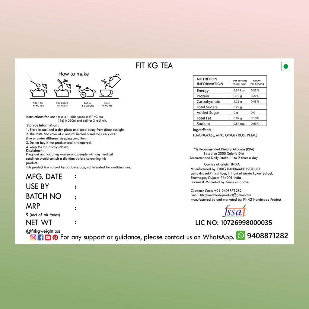 BELLY FAT DETOX TEA (30 days)